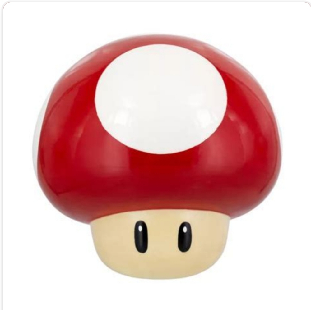 Super Mario mushroom cookie jar